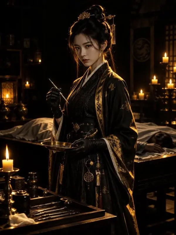 长安第一女仵作短剧封面，探案、古装、双强题材古装短剧